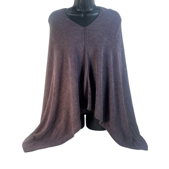 Barefoot Dreams Sweaters - BAREFOOT DREAMS Asymmetrical Poncho Pacific Blue Cozy chic Ultra Lite One SZ new